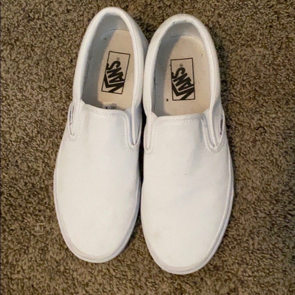 White vans only worn a few times